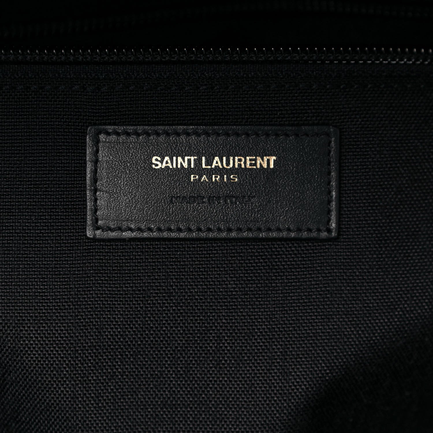 Saint Laurent Canvas Leopard Print City Backpack Black White 6 of 11