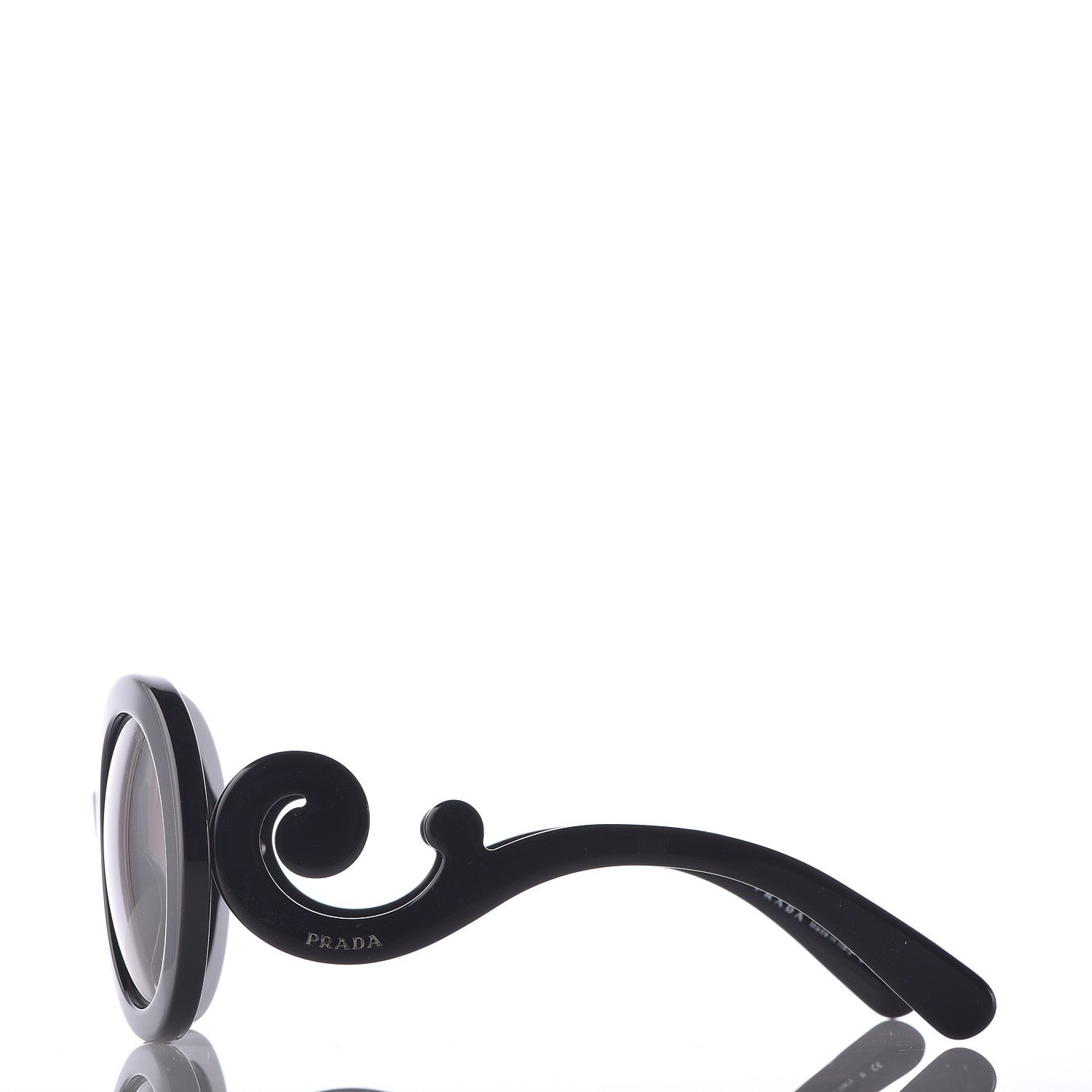 Prada Baroque Sunglasses SPR 27N Black 3 of 6