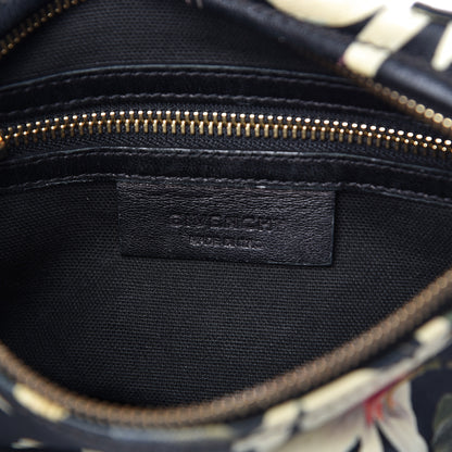 Givenchy Lambskin Magnolia and Moth Print Mini Pandora Black 6 of 13