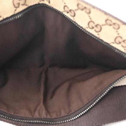 Gucci GG Monogram Double Pocket Belt Bag Dark Brown 5 of 10