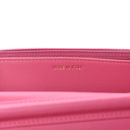 Chanel Caviar Quilted Boy Wallet On Chain WOC Pink 10 of 13