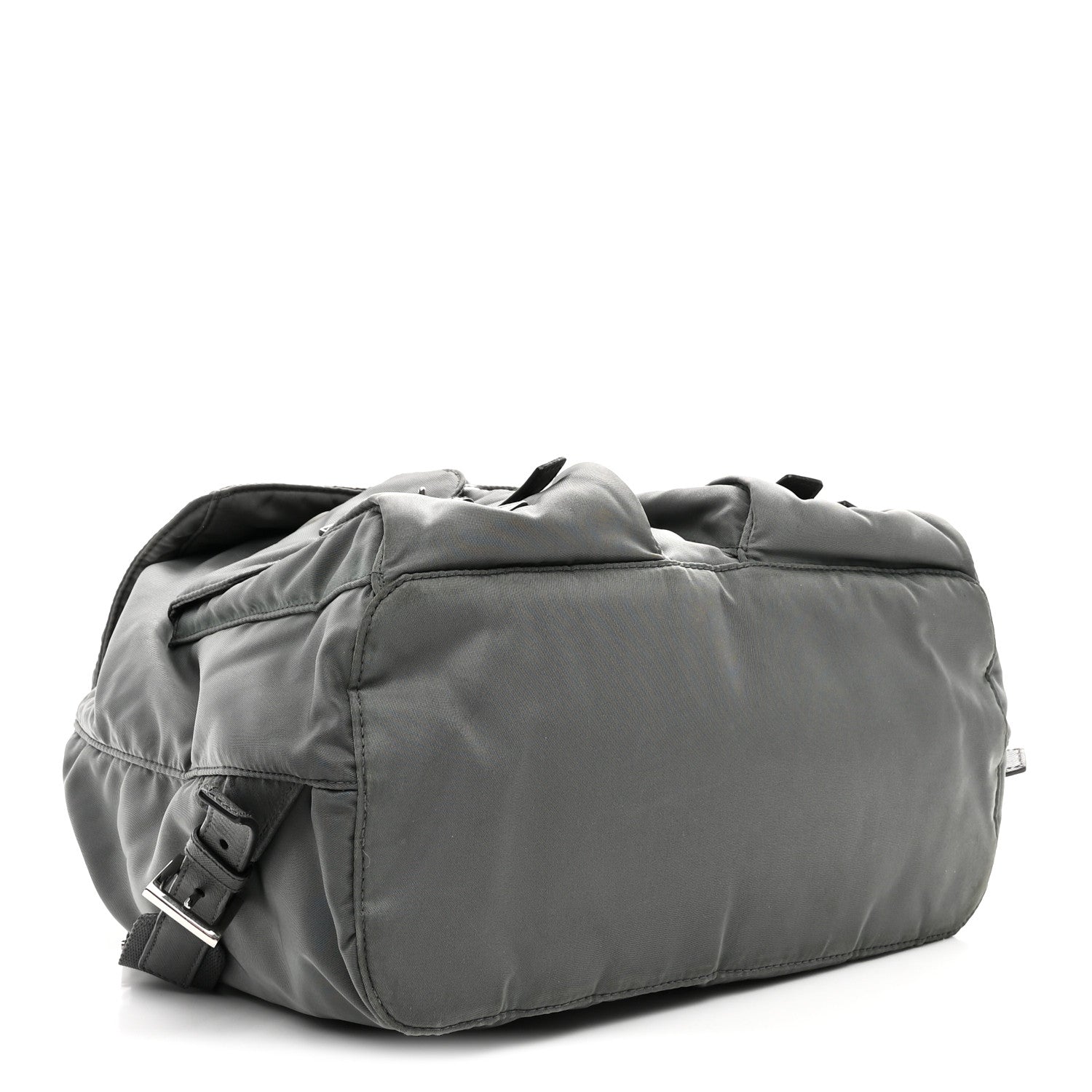 Prada Tessuto Nylon Saffiano Medium Backpack Anthracite 4 of 10