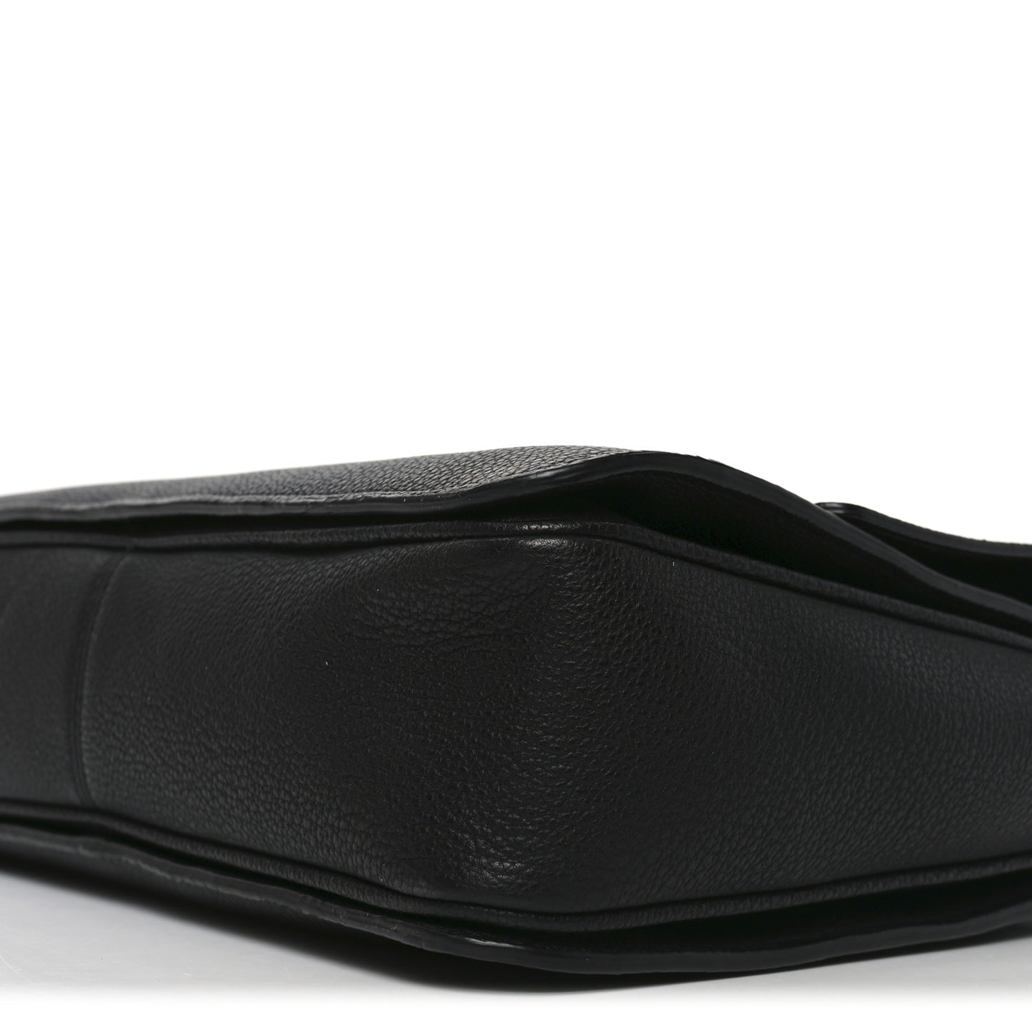 Grainy Calfskin Large Bayswater Shoulder Bag Black