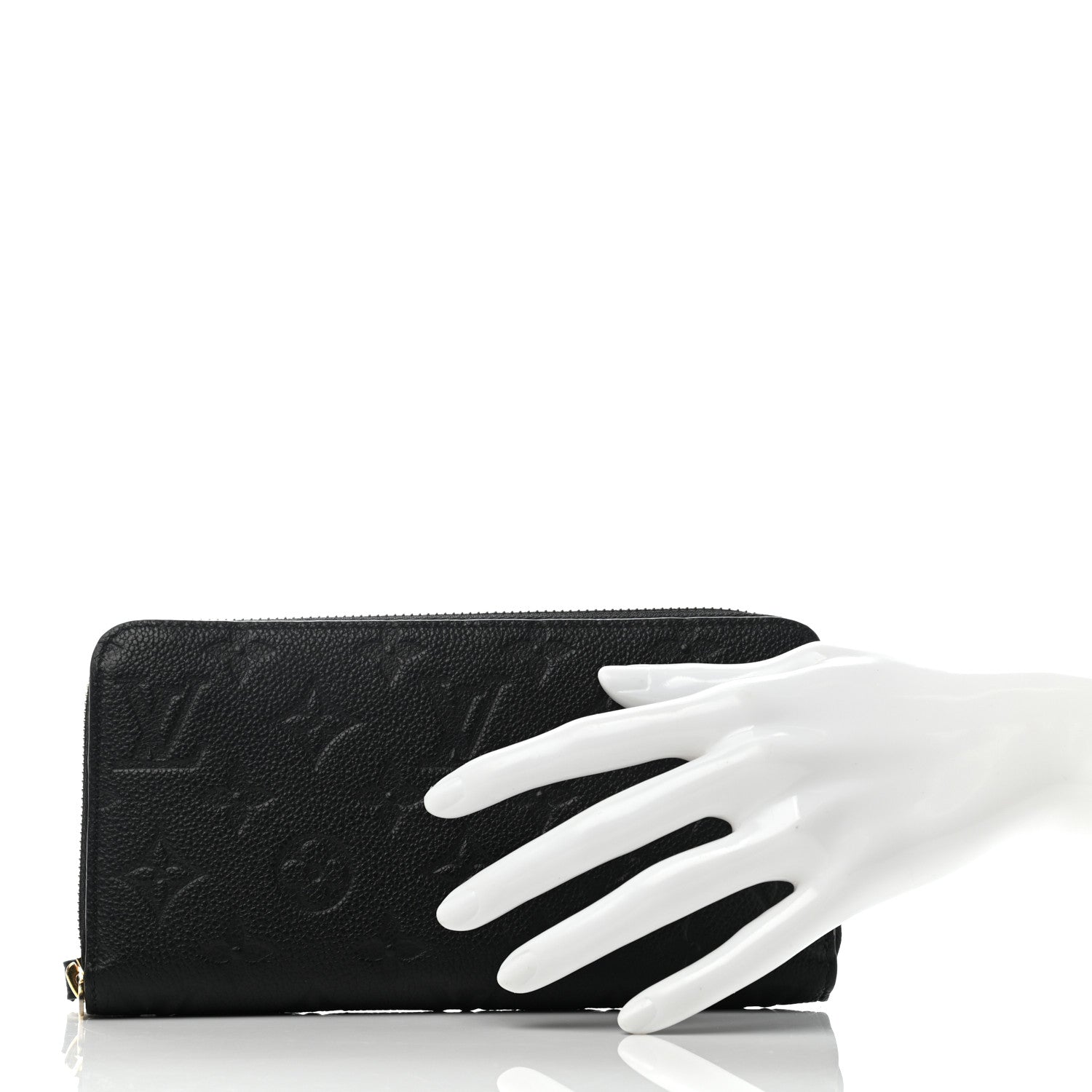 Louis Vuitton Empreinte Zippy Wallet Black 2 of 7