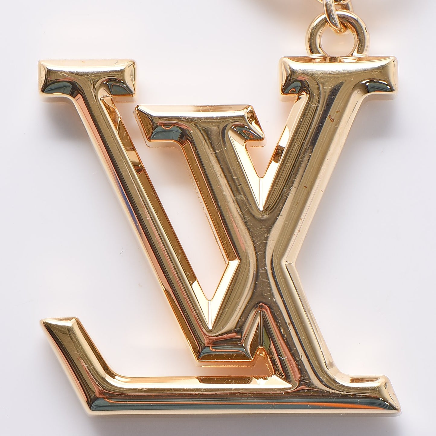 LV Facettes Bag Charm Key Holder Gold