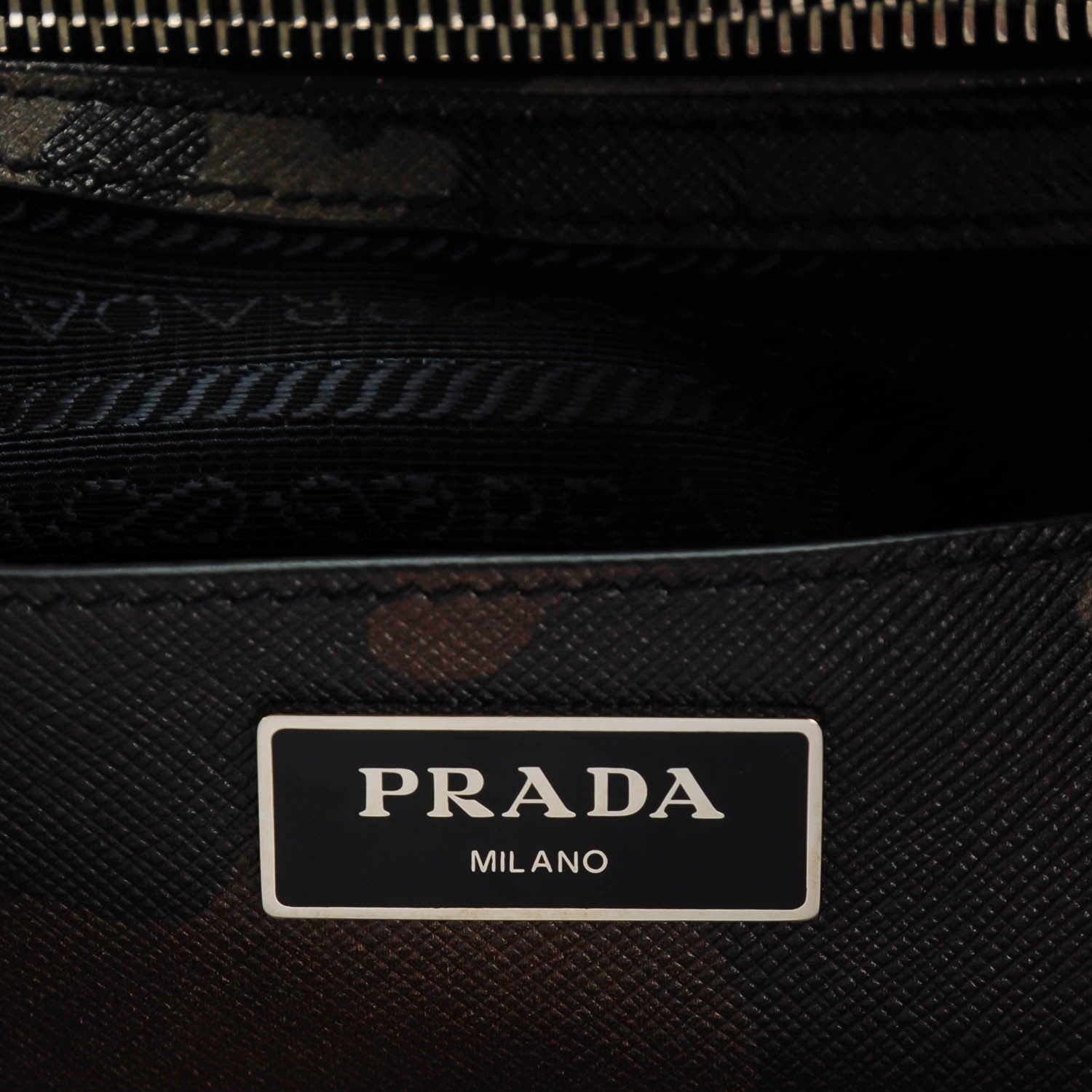 Prada Saffiano Soft Camouflage Military Tote Mimetico 6 of 8