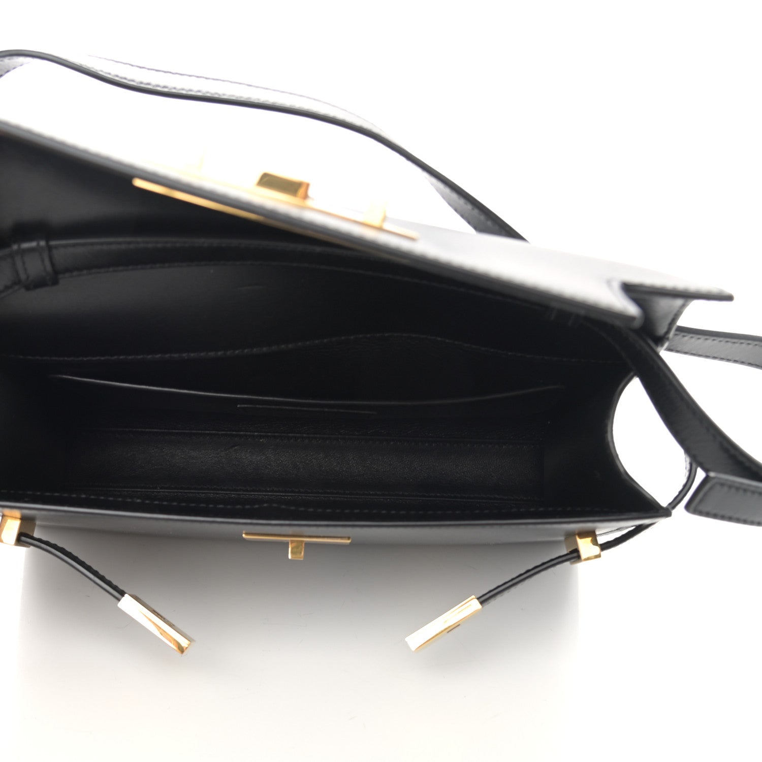 Saint Laurent Smooth Calfskin Manhattan Shoulder Bag Black 5 of 14