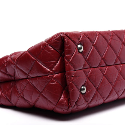 Chanel Aged Calfskin Quilted Reissue 2.55 Tote Red 6 of 14