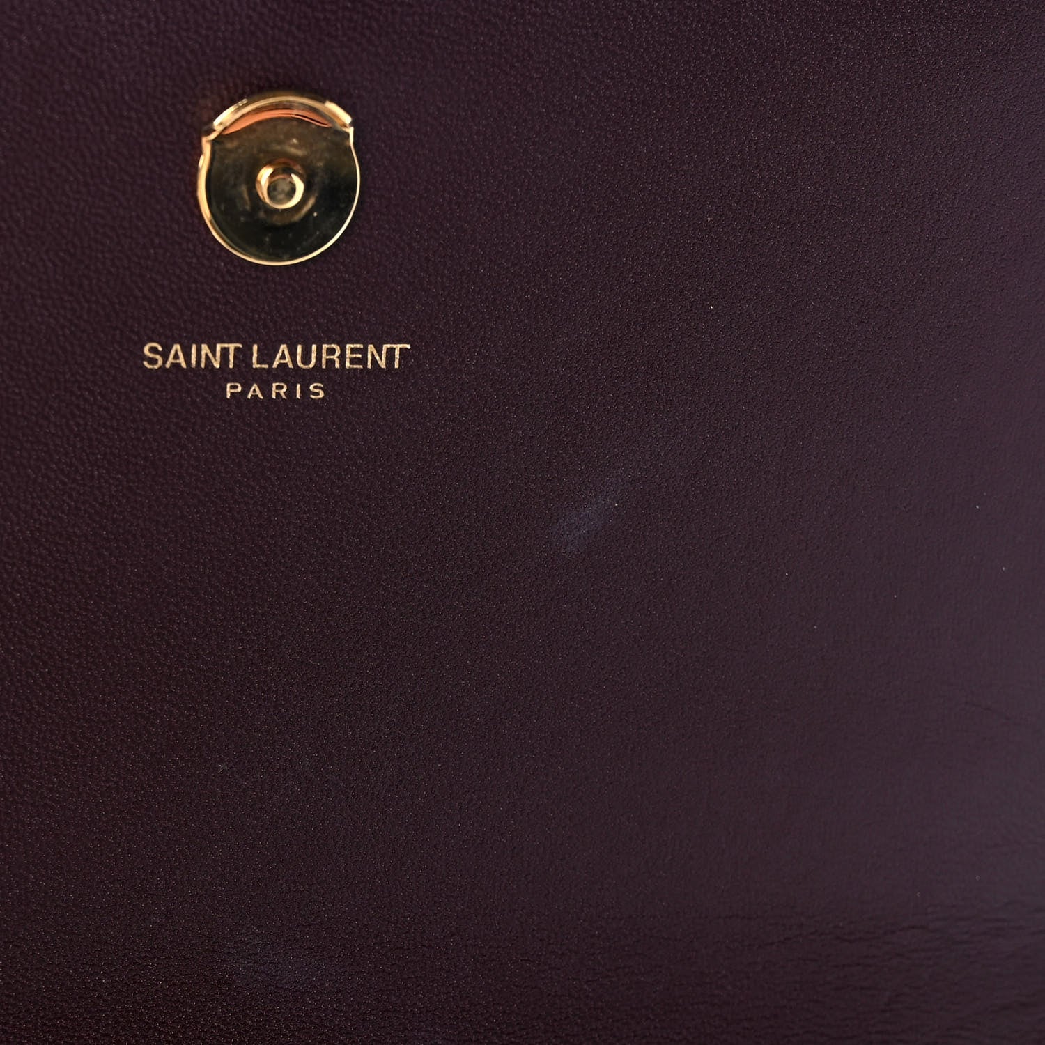 Saint Laurent Velvet Small Classic Monogram Kate Tassel Satchel Burgundy 13 of 16