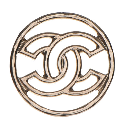 Chanel Metal CC Brooch Light Gold 1 of 5
