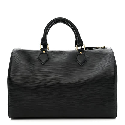 Louis Vuitton Epi Speedy 30 Black 1 of 15