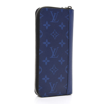 Louis Vuitton Taigarama Vertical Zippy Wallet Cobalt 3 of 10