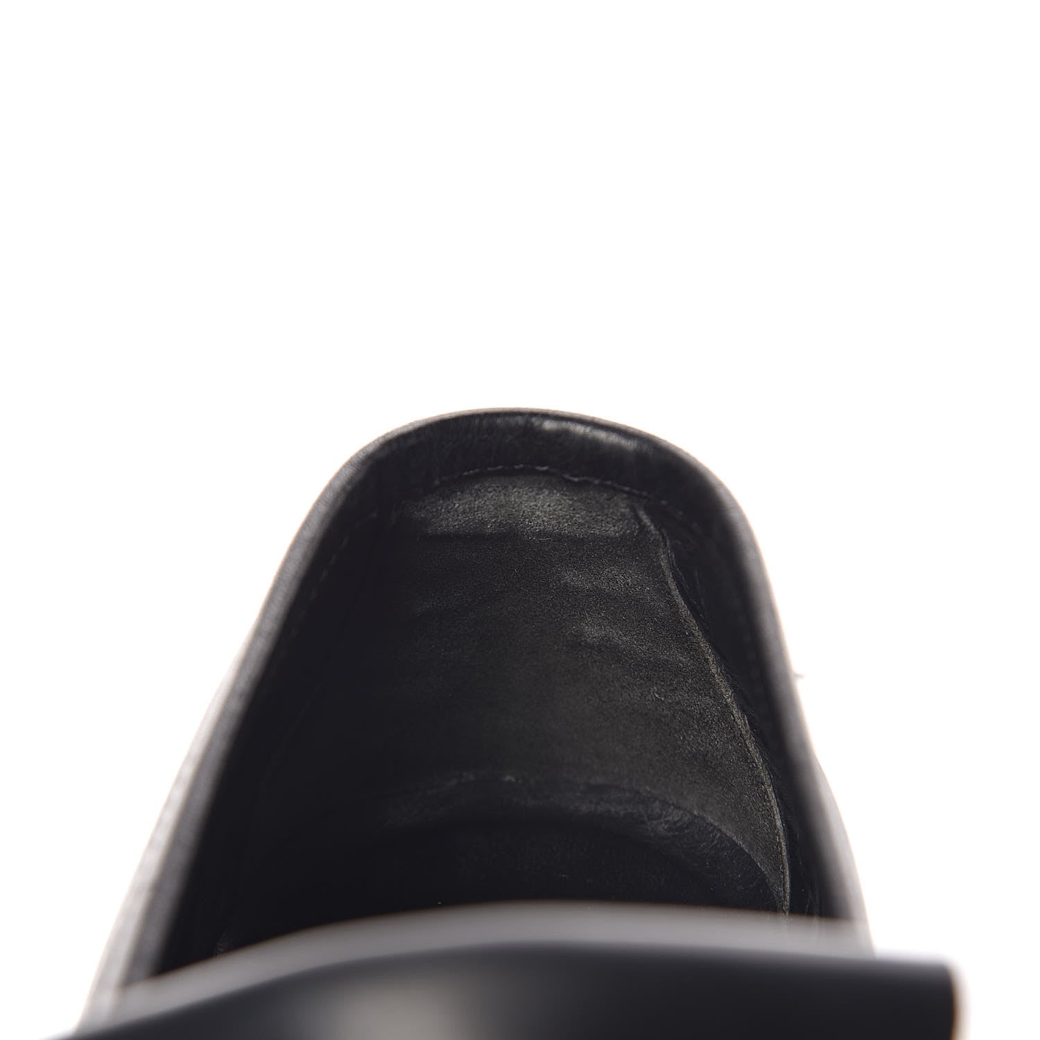 Gucci Calfskin Mens Tassel Fringe Loafers 7.5 Black 20 of 21