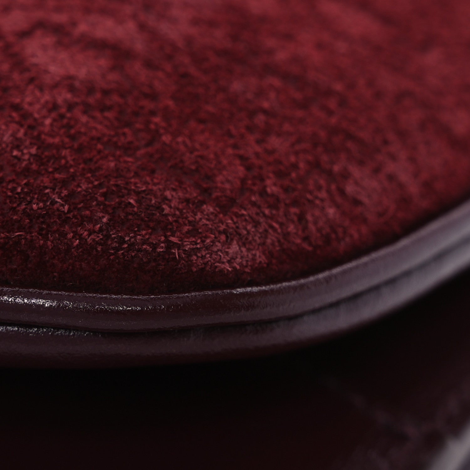 Saint Laurent Suede All-Over Monogram Crossbody Burgundy 13 of 13
