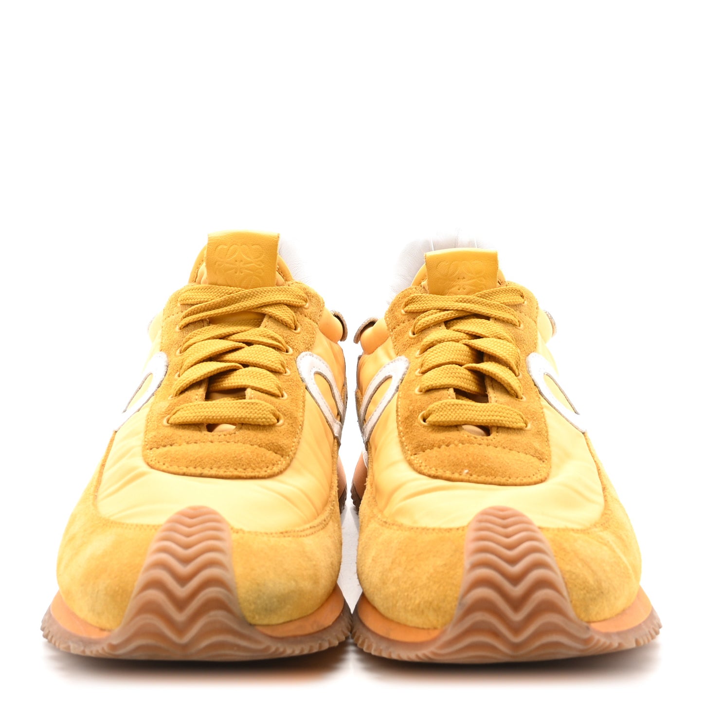 Nylon Suede Mens Flow Runner Sneakers  41 Facade
