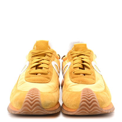 Loewe Nylon Suede Mens Flow Runner Sneakers  41 Facade 3 of 10