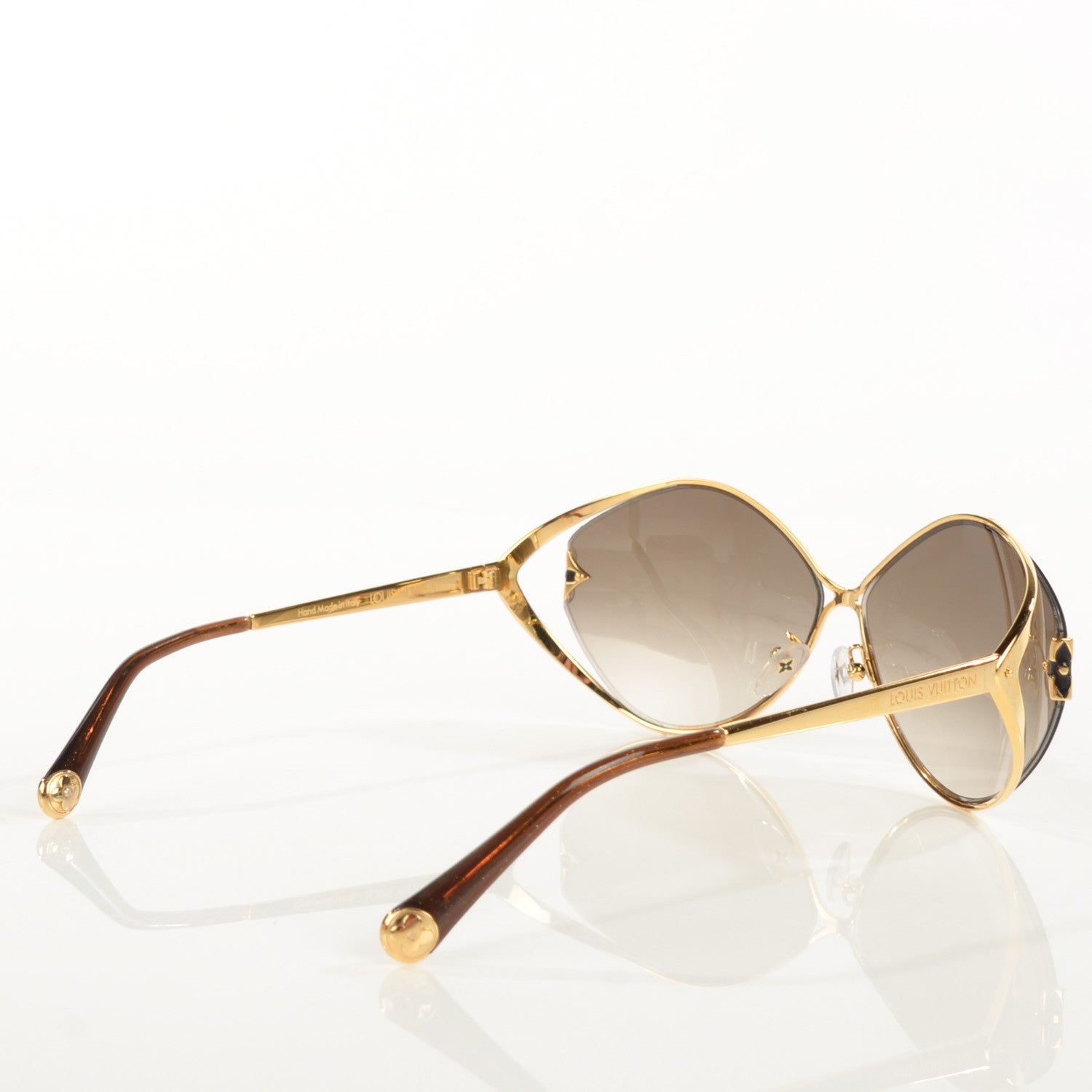 Louis Vuitton Laurel Sunglasses Z0410U Brown Glitter 2 of 6