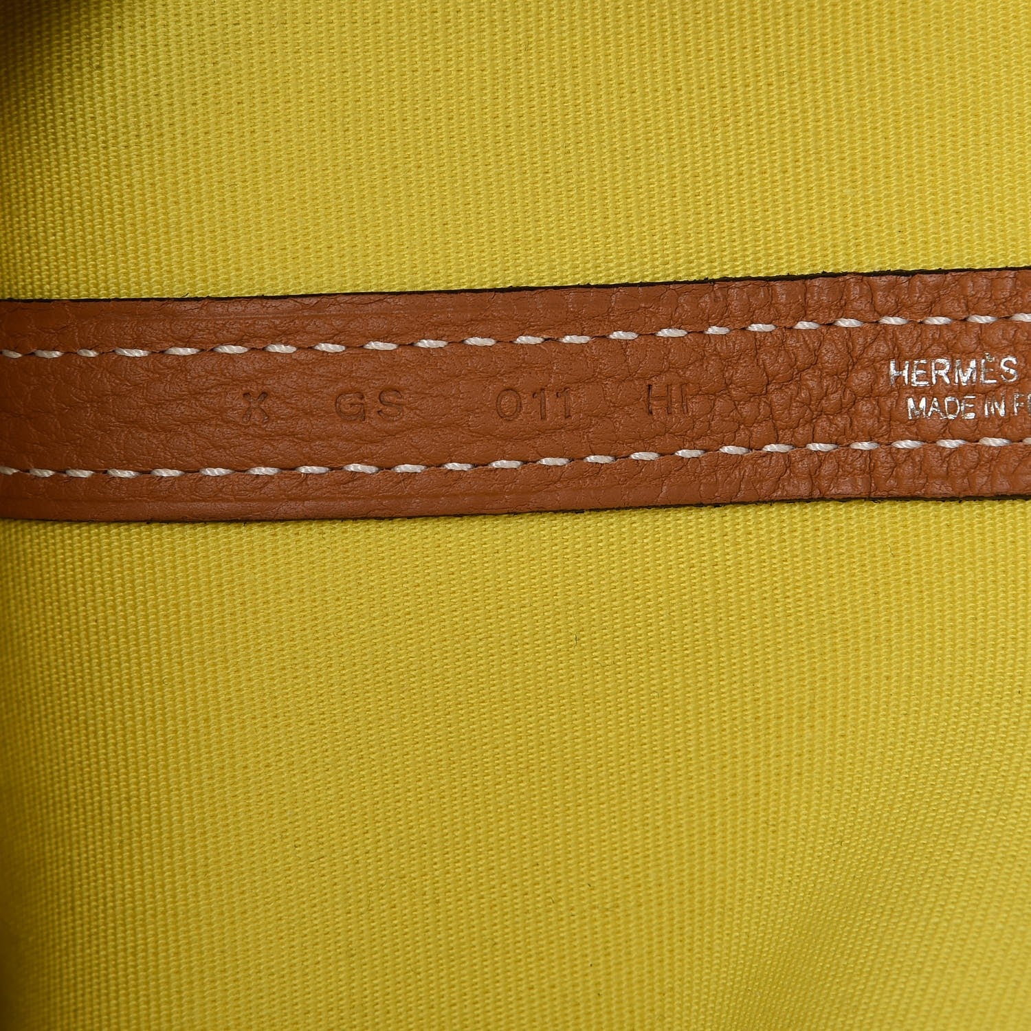 Hermes Toile Officier Negonda Garden Party 30 TPM Lime Toffee 7 of 7