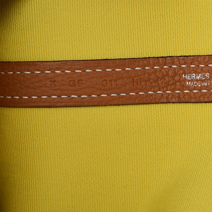 Hermes Toile Officier Negonda Garden Party 30 TPM Lime Toffee 7 of 7