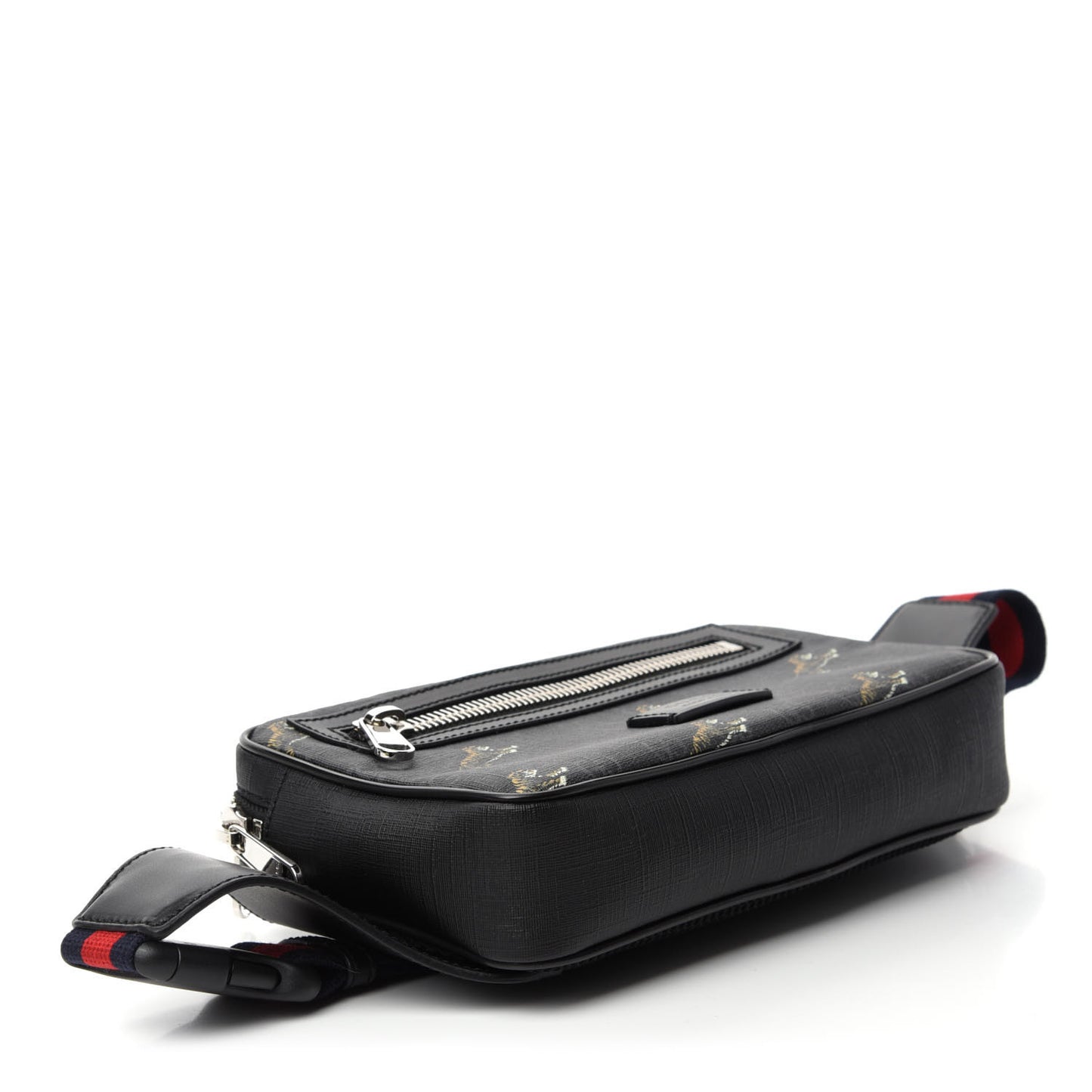 Soft GG Supreme Monogram Tigers Belt Bag Black Multicolor