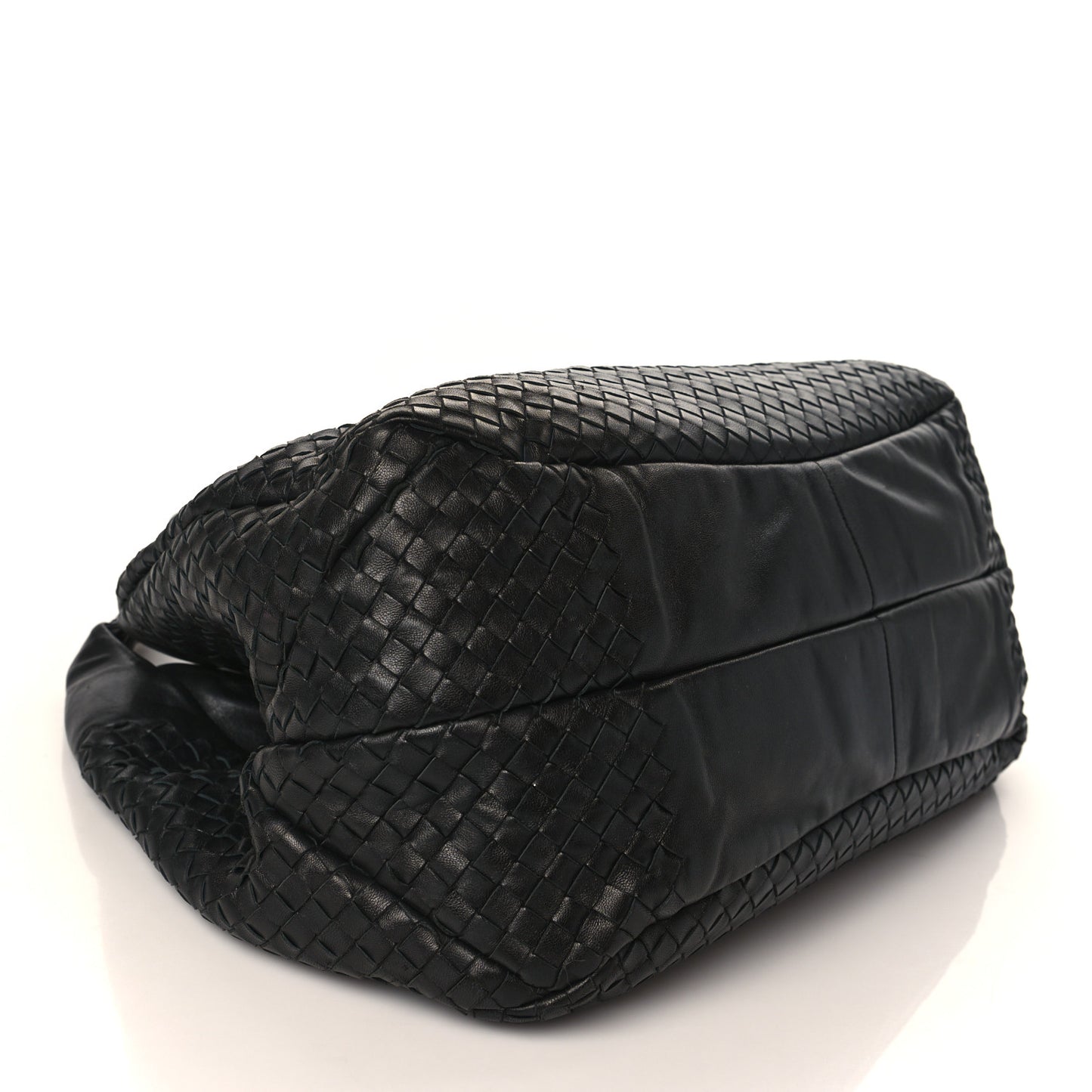 Nappa Intrecciato Large Campana Black