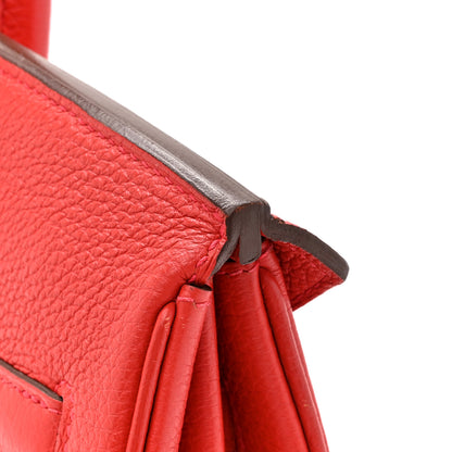 Hermes Togo Birkin 35 Rouge Casaque 15 of 16