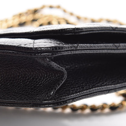 Chanel Caviar Quilted Wallet On Chain WOC Black 6 of 11