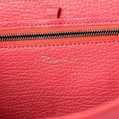 3.1 Phillip Lim Textured Calfskin Medium Pashli Satchel Raspberry 6 of 9