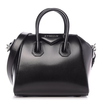 Givenchy Shiny Lord Calfskin Mini Antigona Black 1 of 9