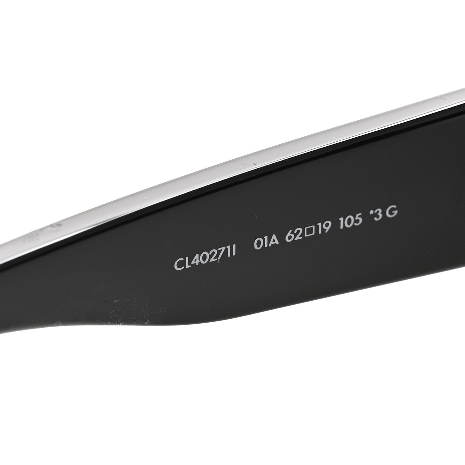 Celine Acetate Round Triomphe Sunglasses CL40271I Black 6 of 6