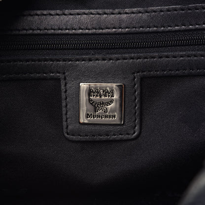 MCM Visetos Small Boston Bag Black 10 of 17