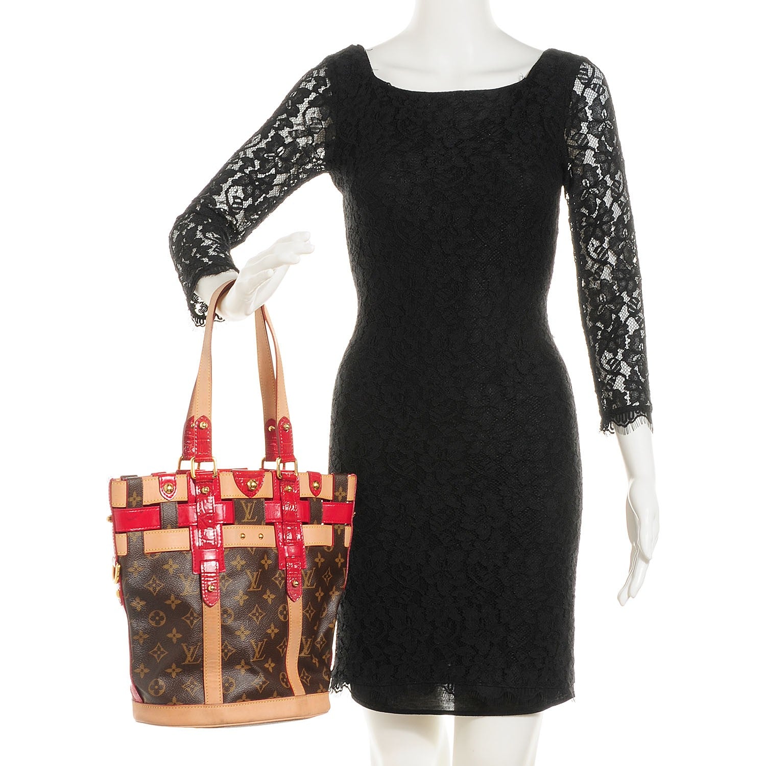 Louis Vuitton Monogram Neo Bucket Rubis 2 of 7