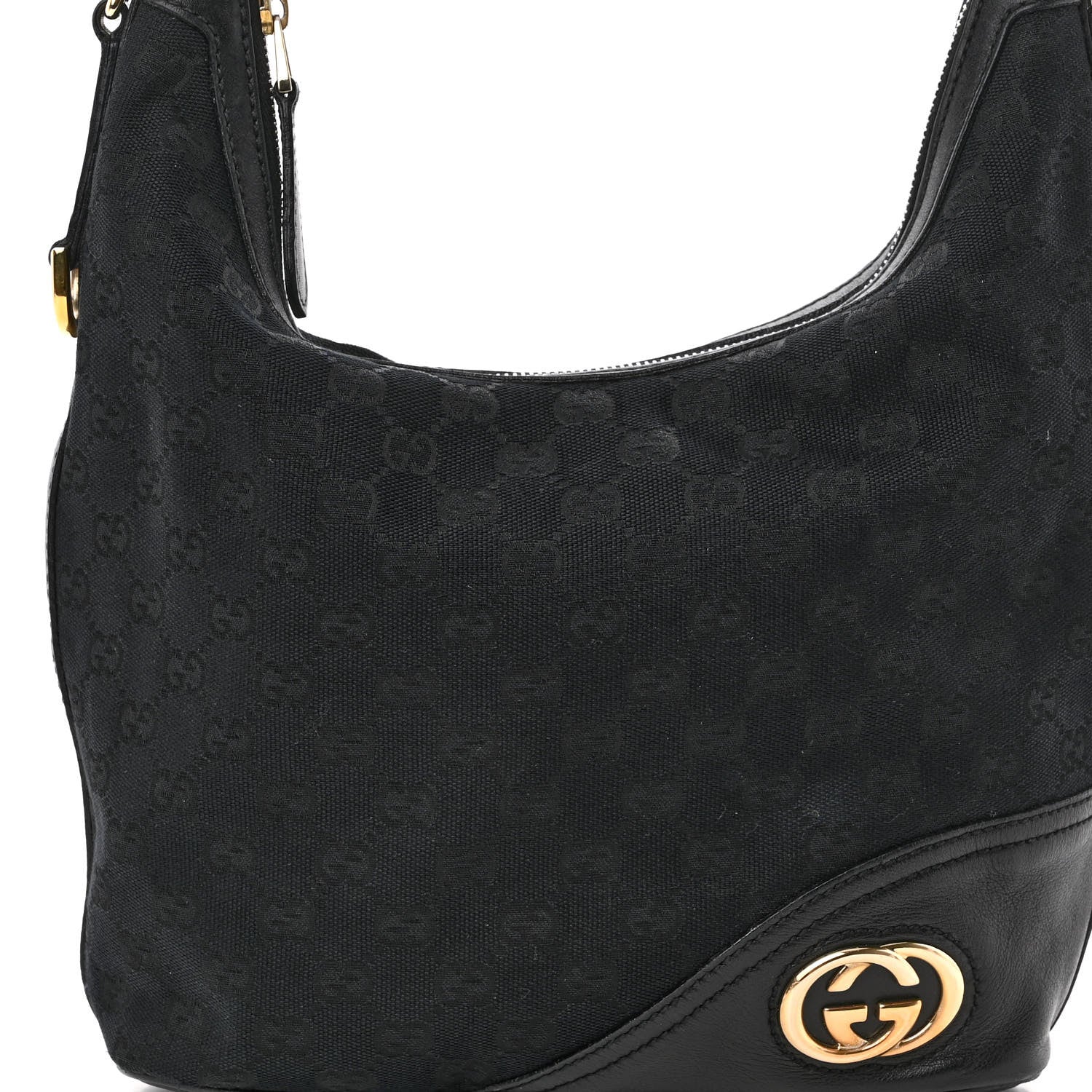 Gucci Monogram New Britt Hobo Black 7 of 11