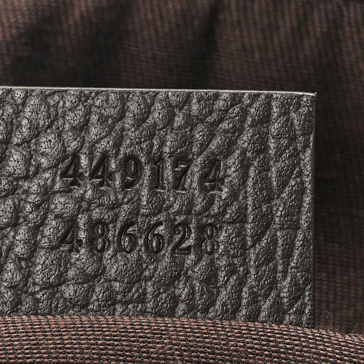 Monogram Belt Bag Dark Brown