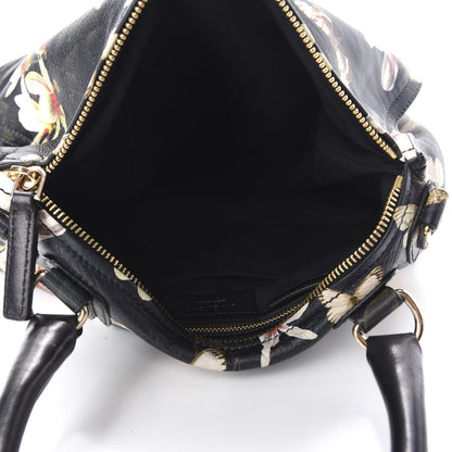 Givenchy Lambskin Magnolia Print Medium Pandora Black 6 of 12