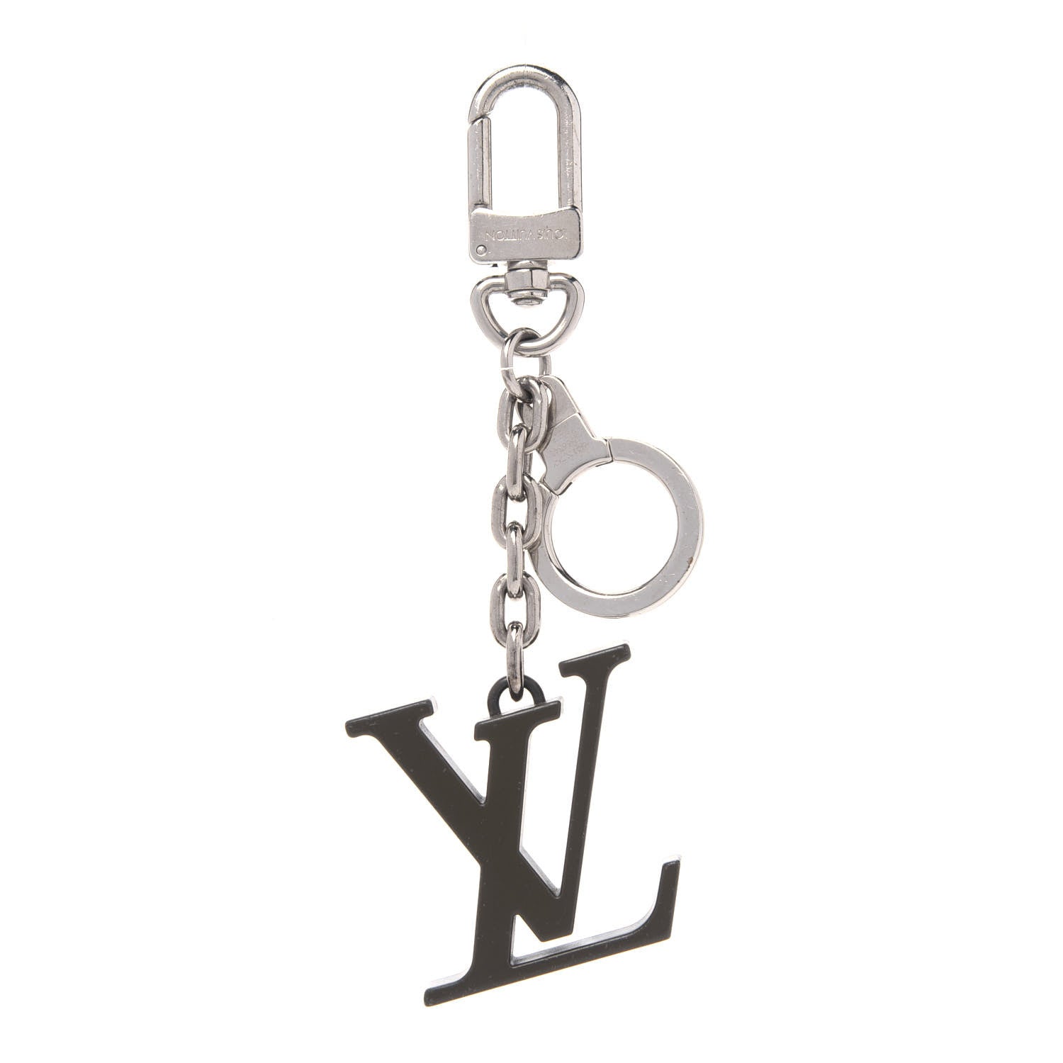 Louis Vuitton LV Initials Key Holder Black 1 of 2