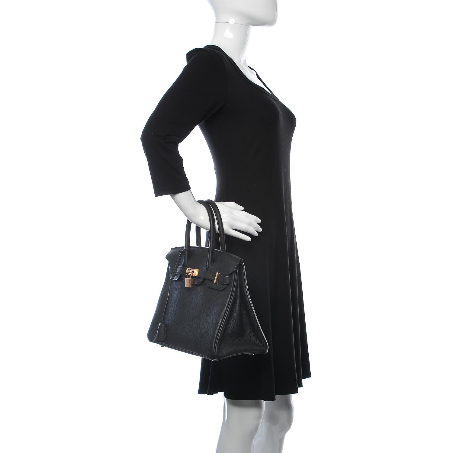 Hermes Togo Birkin 30 Black 2 of 31