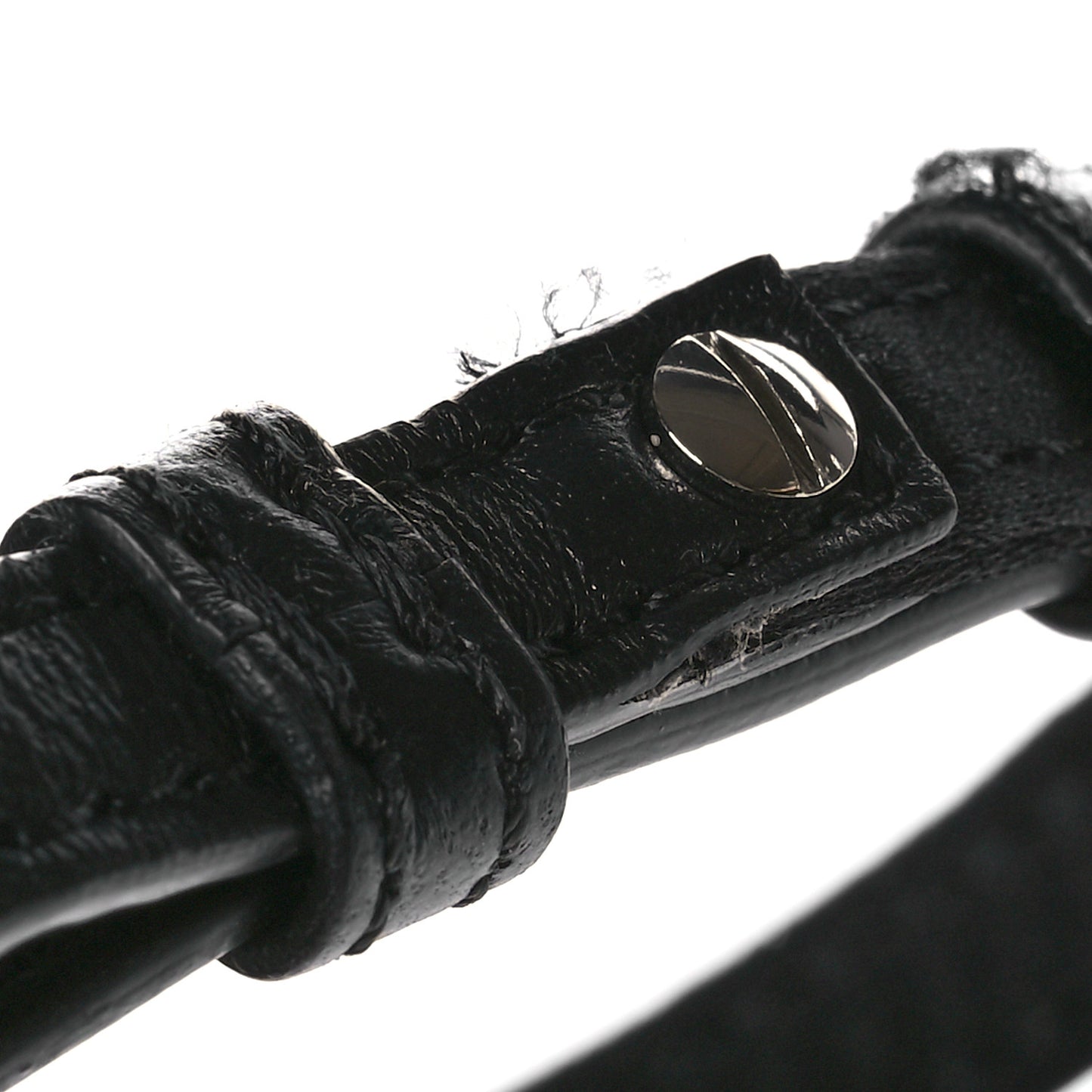 Silk Satin Phone Baguette Black