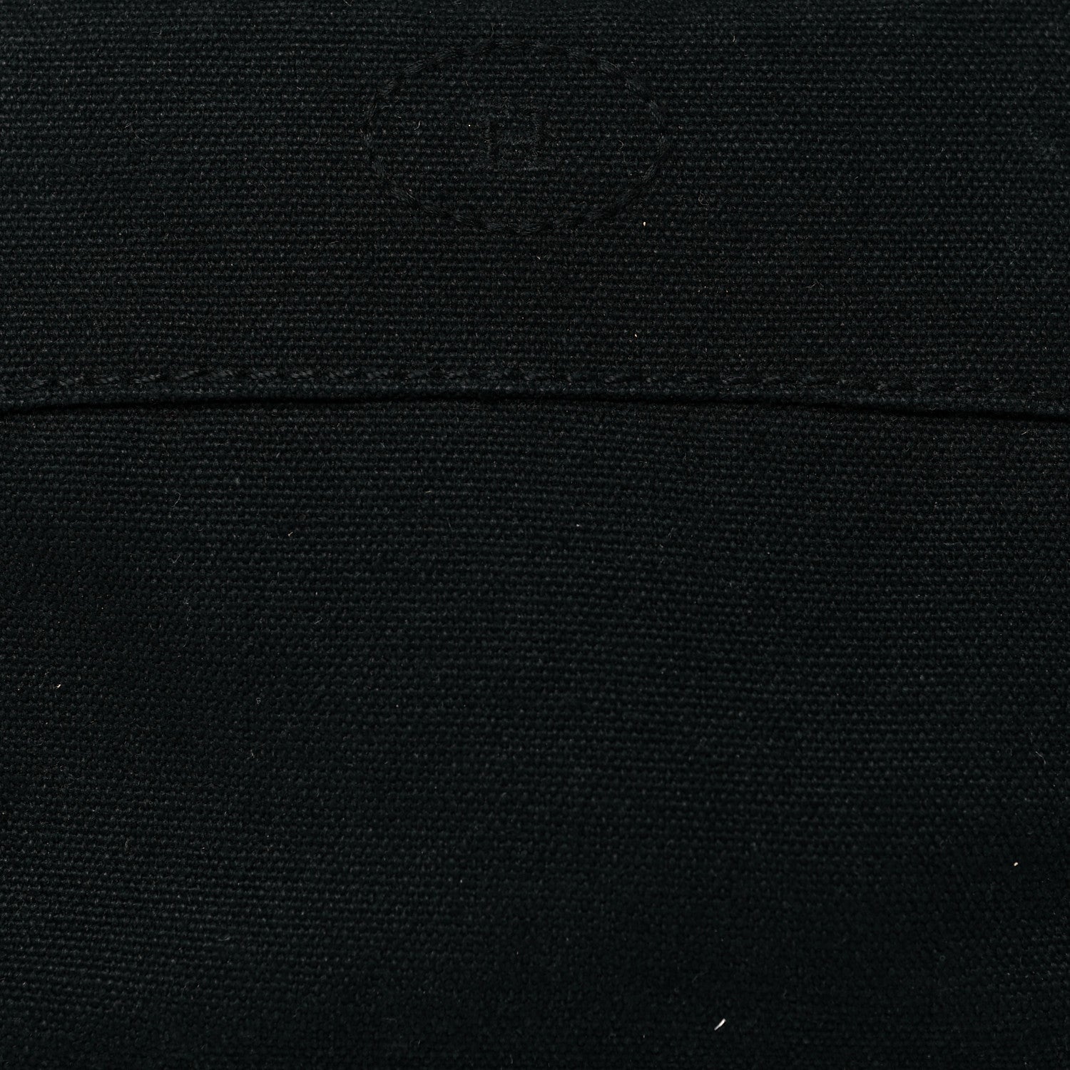 Hermes Cotton Canvas Mini Bolide Travel Cosmetic Pouch Black Black 8 of 11