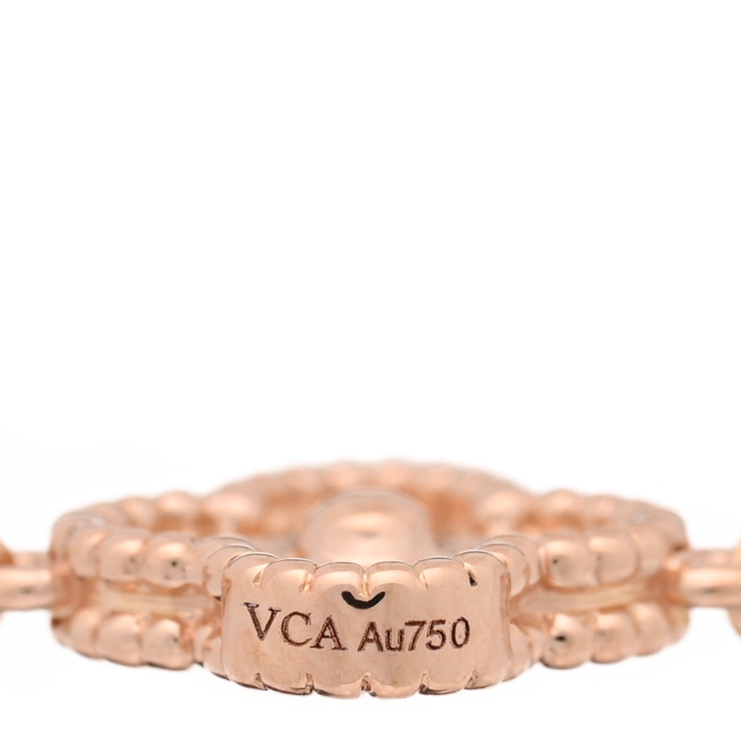Van Cleef & Arpels 18K Rose Gold 6 Motifs Sweet Alhambra Bracelet 3 of 3