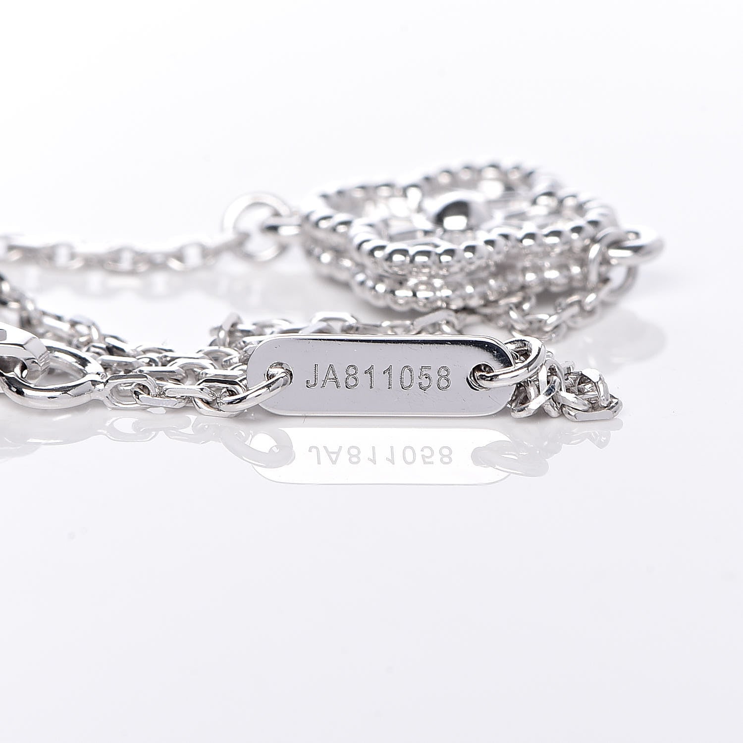 Van Cleef & Arpels 18K White Gold Diamond Sweet Alhambra Bracelet 5 of 7