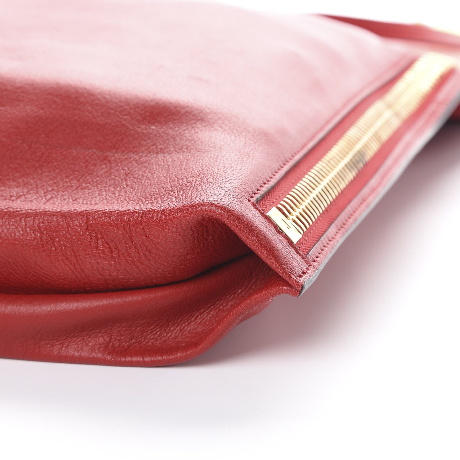 Tom Ford Ramskin Large Alix Padlock Zip Shoulder Bag Flame Red 11 of 17