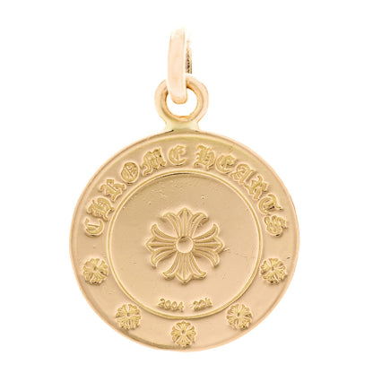 Chrome Hearts 22K Yellow Gold Pink Sapphire Angel Dagger Charm Pendant 3 of 3