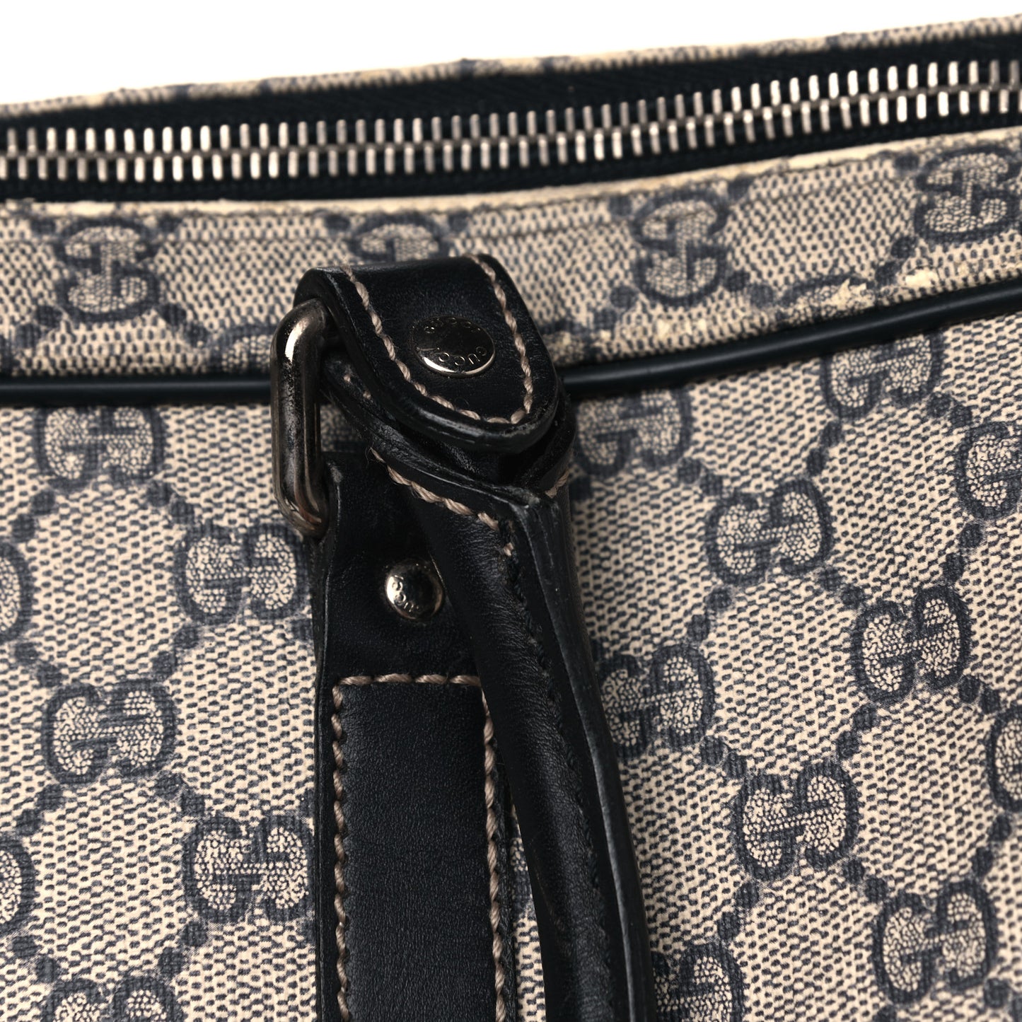 GG Plus Monogram Medium Briefcase Navy