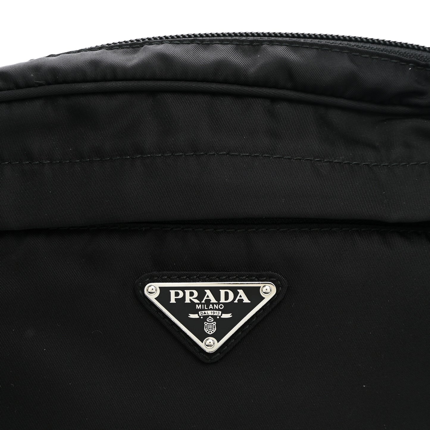 Tessuto Nylon Montagna Belt Bag Black
