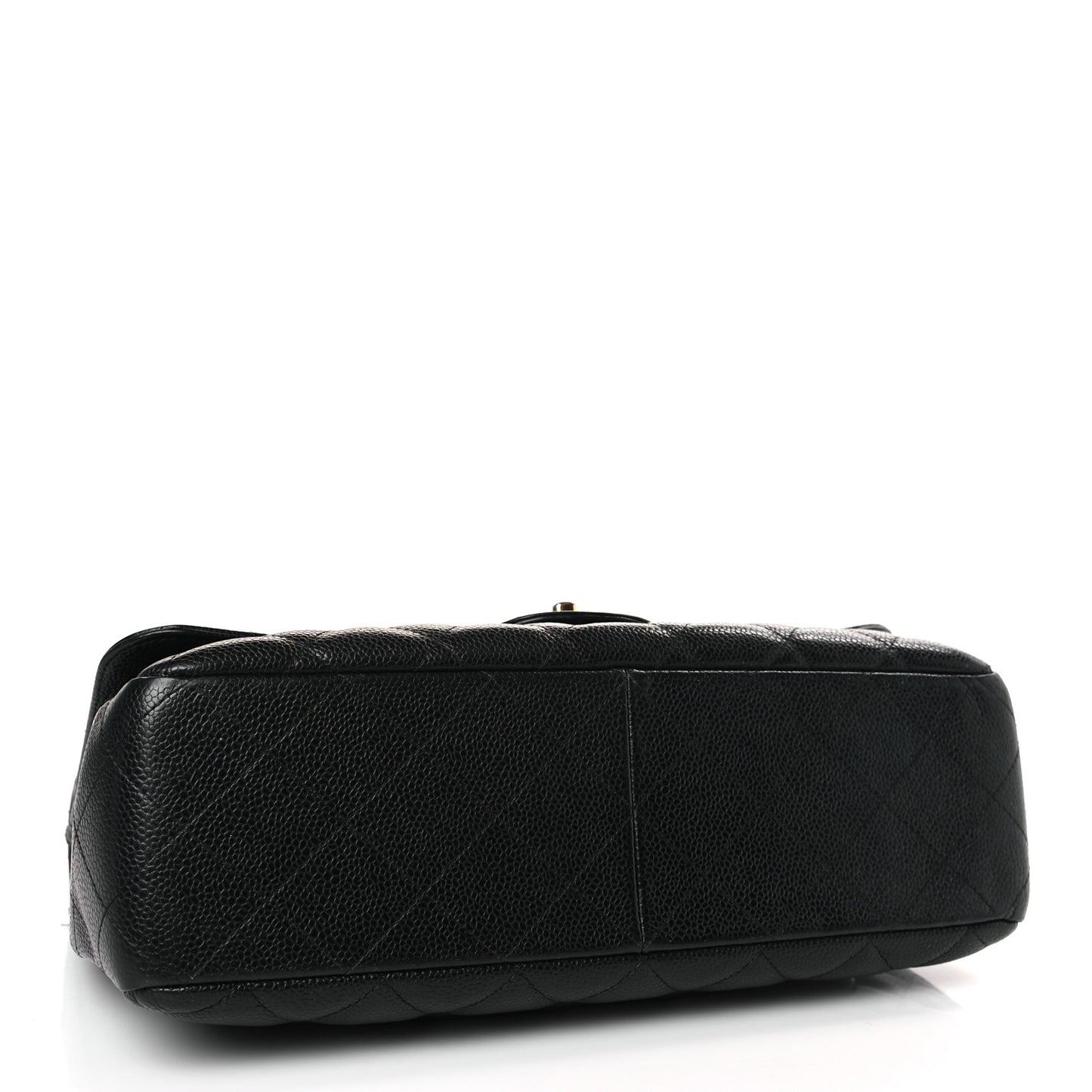 Caviar Quilted Jumbo Single Flap Black
