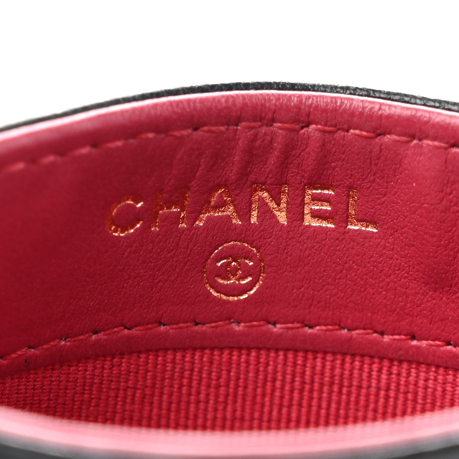 Chanel Lambskin Quilted Chanel 19 Card Holder Black 6 of 8