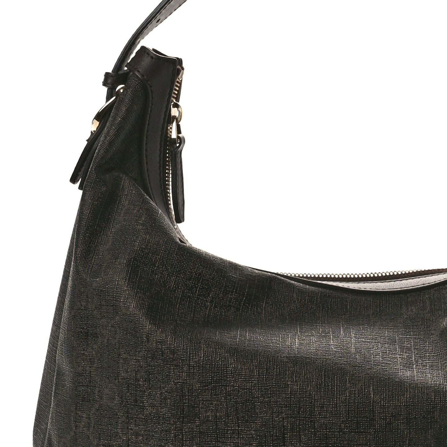 GG Supreme Monogram Margaux Calfskin Medium Nice Hobo Dark Brown