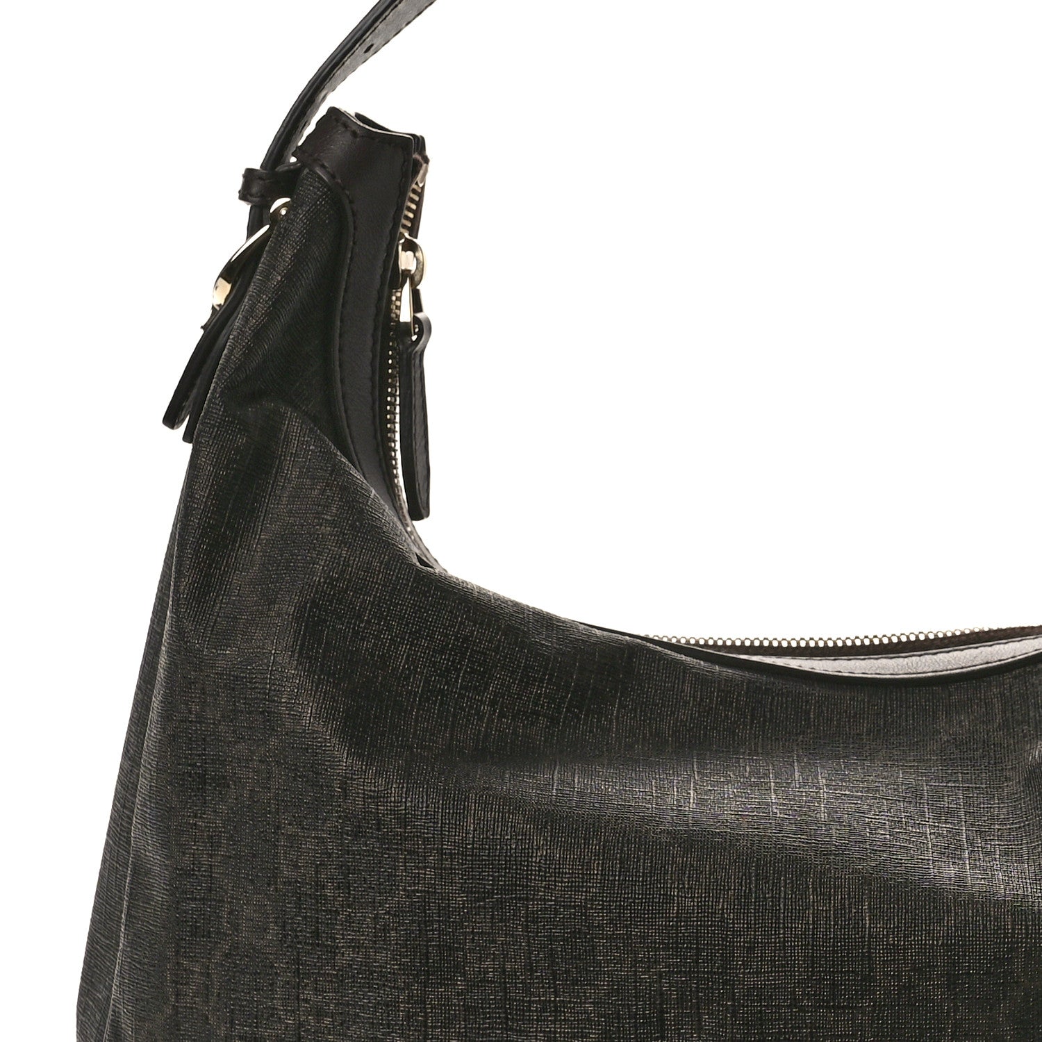 Gucci GG Supreme Monogram Margaux Calfskin Medium Nice Hobo Dark Brown 6 of 13