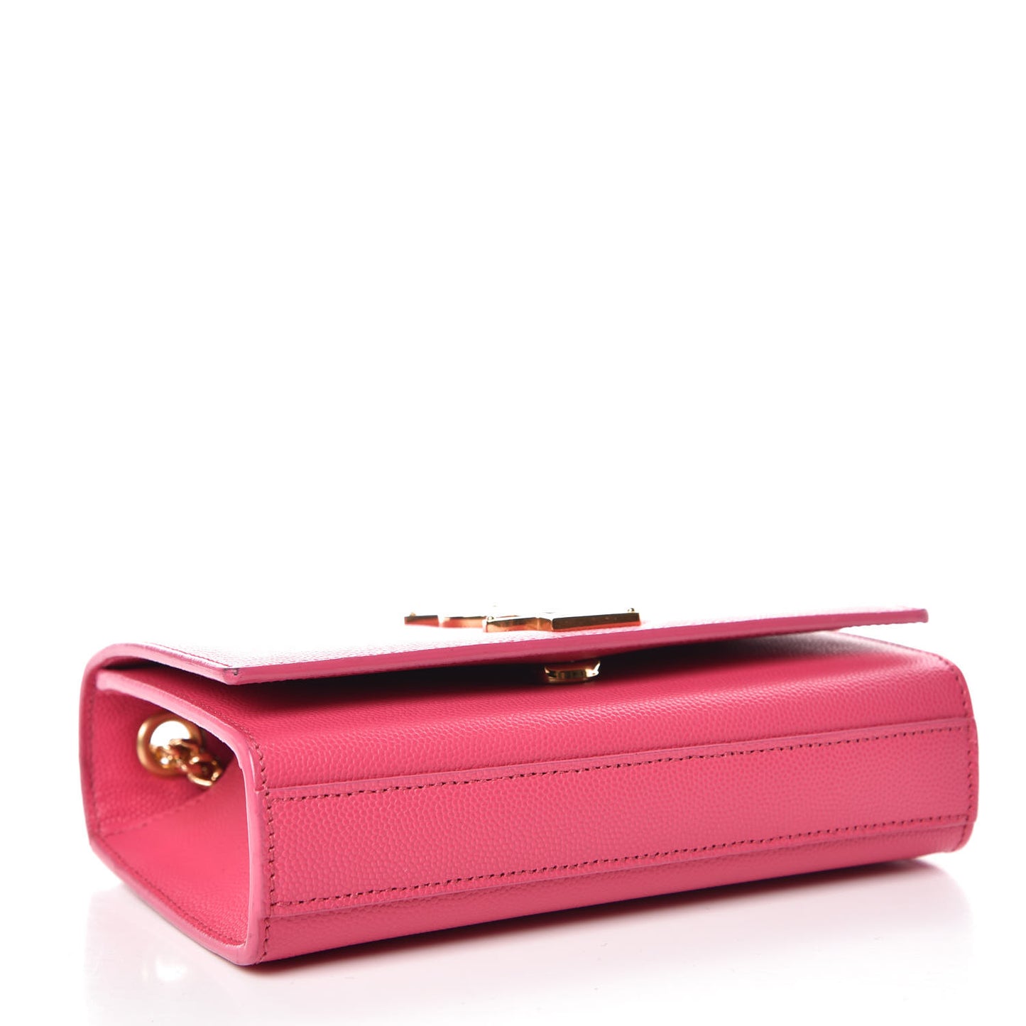 Grain De Poudre Small Monogram Kate Satchel Fuchsia